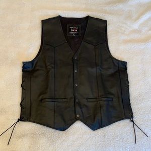 Men’s leather vest